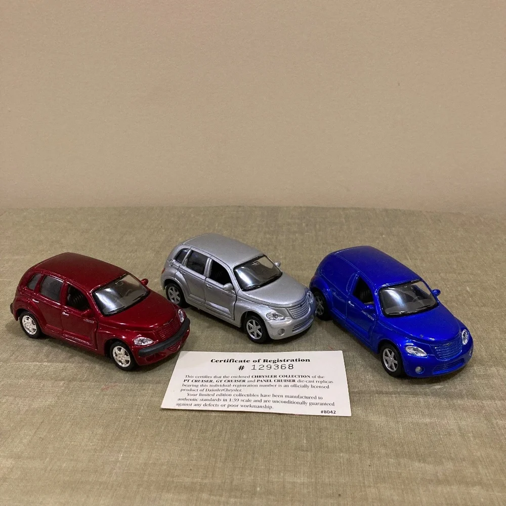 NWT Chrysler Collection PT Cruiser, GT Cruiser, Panel Cruiser,  1:39 sca…